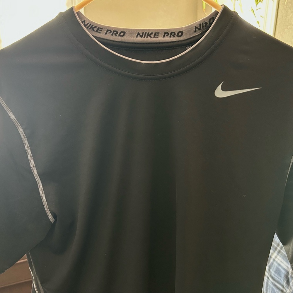 Nike Pro Black Performance Tee - image 3